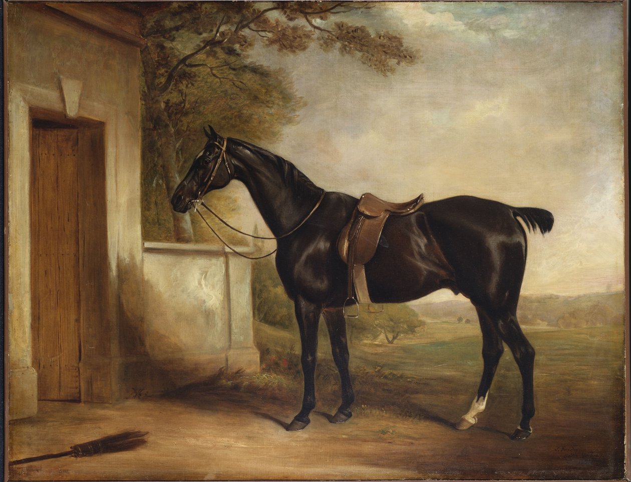 बकेट का चित्रण, प्रथम लॉर्ड चेशम का हंटर, 1836 द्वारा जॉन ई। फर्नेली