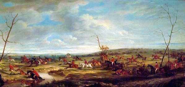 1824 में मेल्टन मोब्रे के पास दौड़ें द्वारा जॉन ई। फर्नेली