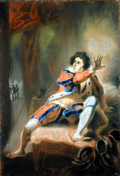 जॉन फिलिप केम्बले (1757-1823) - शेक्सपियर के रिचर्ड III (वेल्लम पर पेस्टल) द्वारा जॉन एकस्टीन