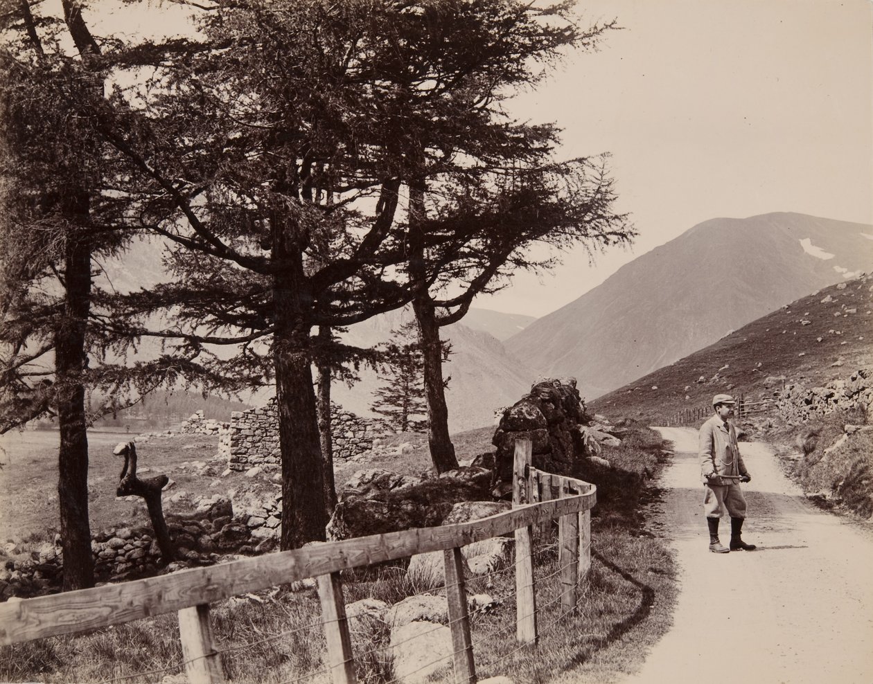 क्लोवा - बर्बाद मकान, 1895 द्वारा जॉन एडवर्ड एलोसियस स्टीगल