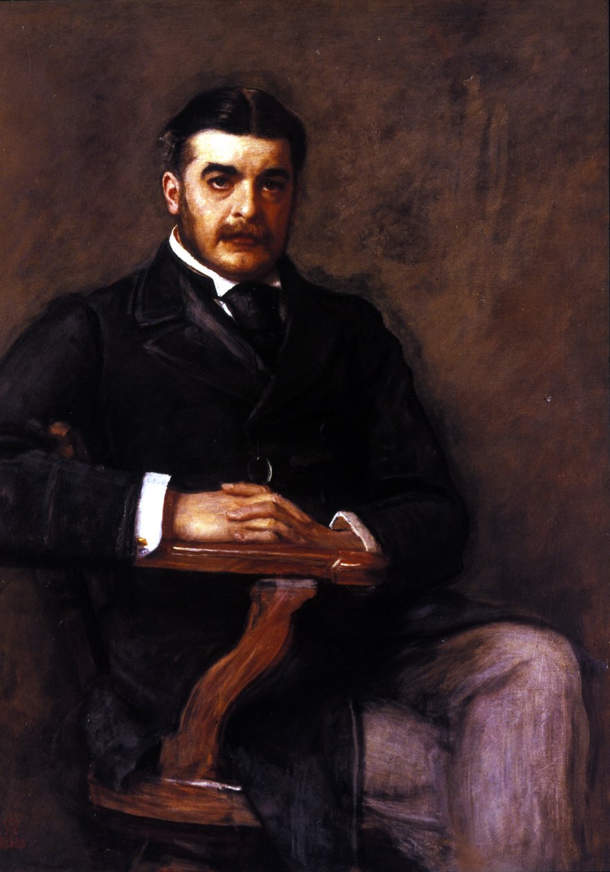 सर आर्थर सीमोर सुलिवन (1842 - 1900)। जेई मिलिस द्वारा पेंटिंग। नेशनल पोर्ट्रेट गैलरी, लंदन। द्वारा जॉन एवरेट मिलिस