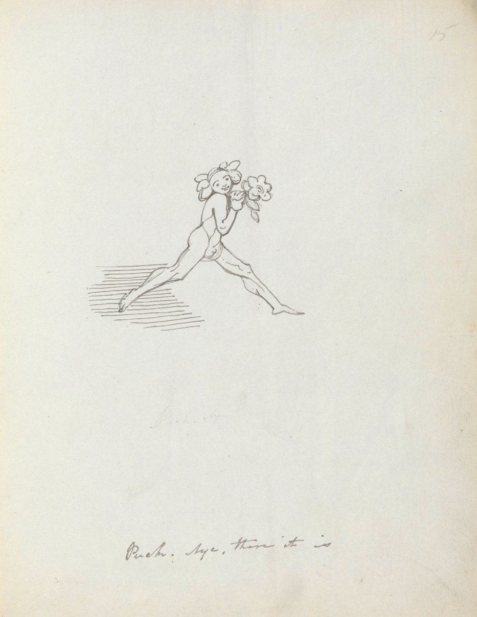 पक। ऐ वहां है, 1783 (कलम, कागज पर स्याही और धो) द्वारा जॉन फ्लैक्समैन