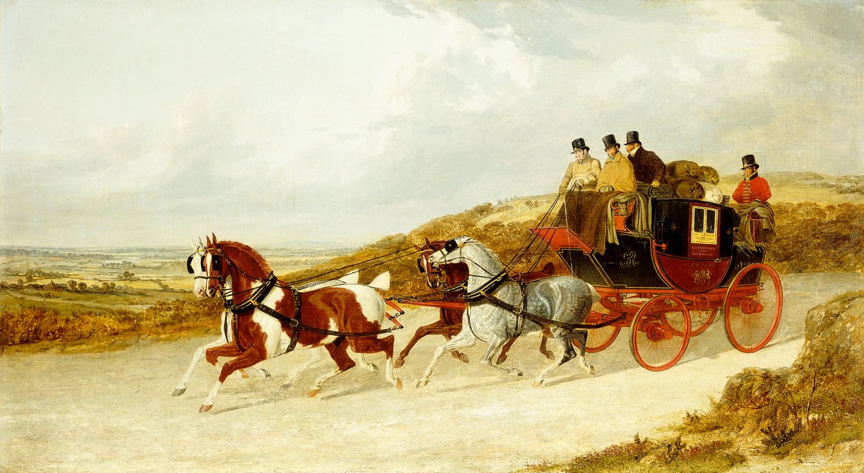 एडिनबर्ग और लंदन रॉयल मेल, 1838 द्वारा जॉन फ्रेडरिक हेरिंग सीनियर