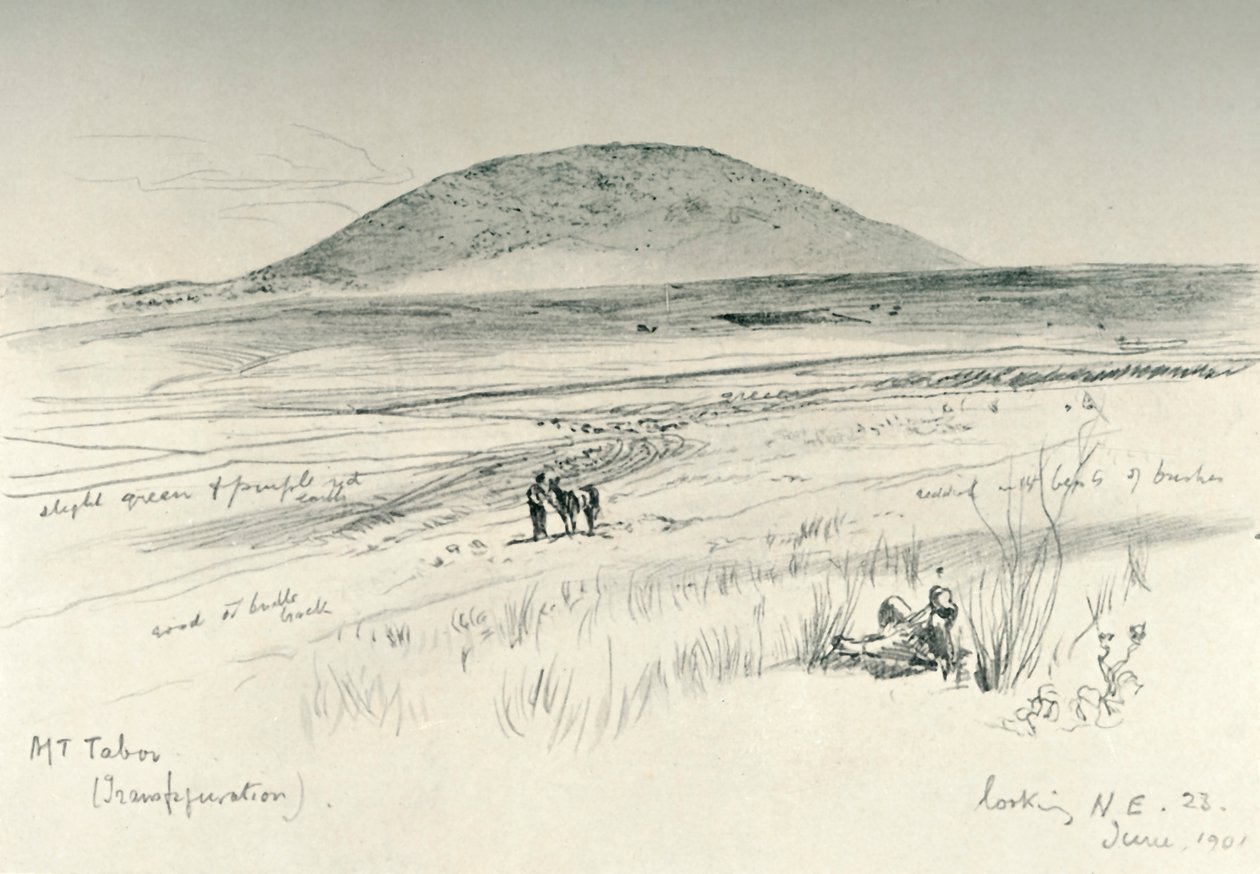 माउंट टैबर, 1902। द्वारा जॉन फुललीवे