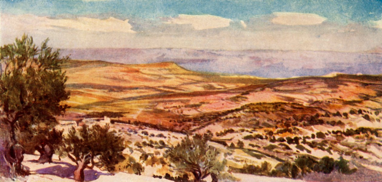 द फील्ड्स ऑफ रूथ एंड बोअज़ नियर बेथलेहम, 1902। द्वारा जॉन फुललीवे