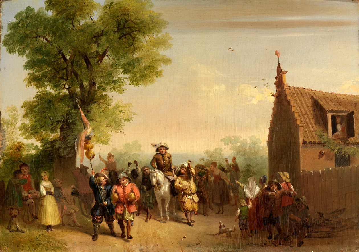 स्टॉफ़ेल ब्रिंकरहॉफ़ की विजय, 1835 में पूर्व में उनकी विजय से उनकी वापसी पर। द्वारा जॉन गैडस्बी चैपमैन