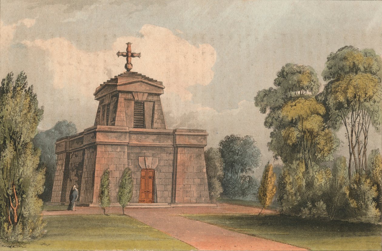 ट्रेंटम, 1824 में समाधि। द्वारा जॉन गेंडल