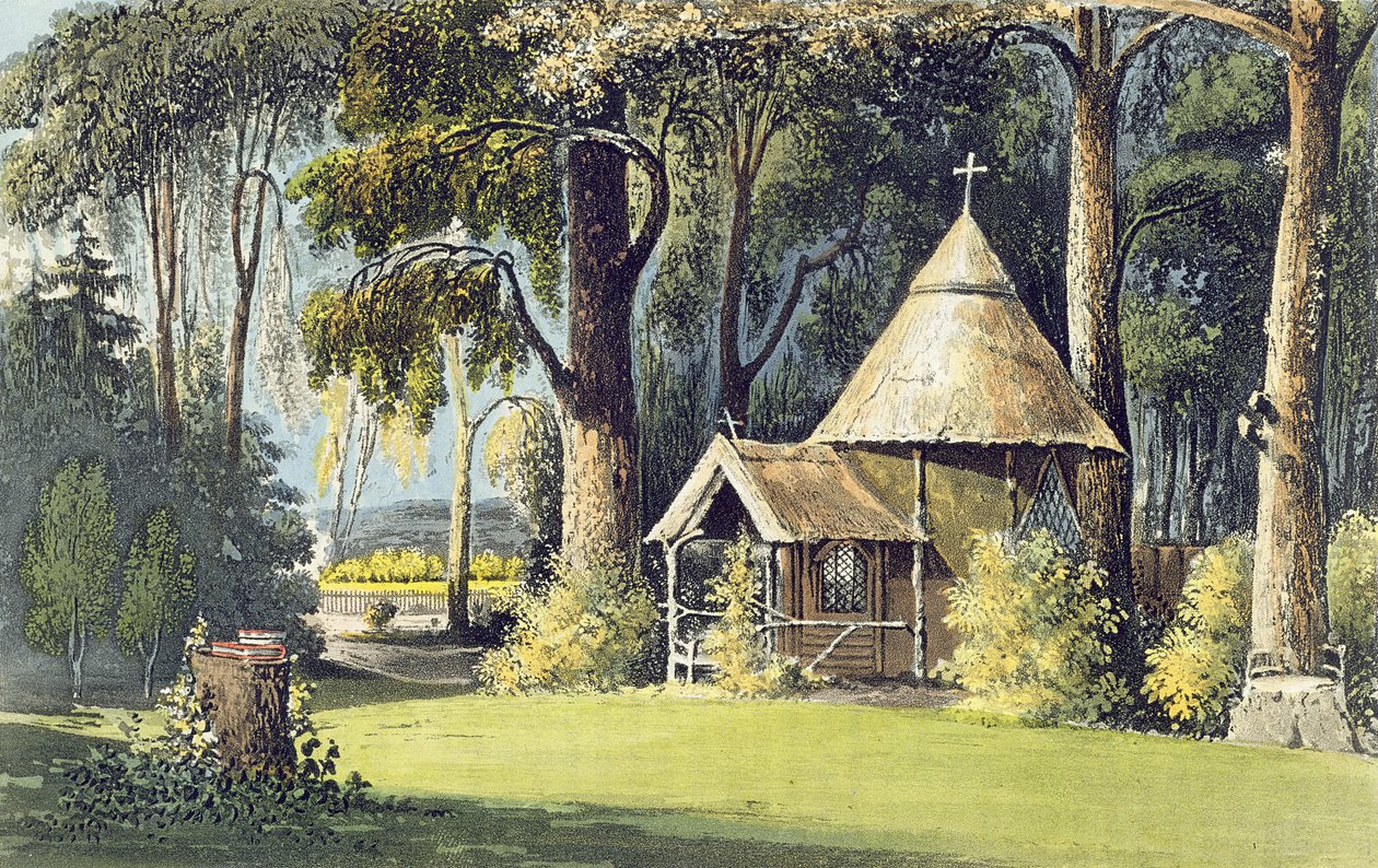 द हरमिटेज, एकरमैन रिपोजिटरी ऑफ़ आर्ट्स, 1809-28 से द्वारा जॉन गेंडल