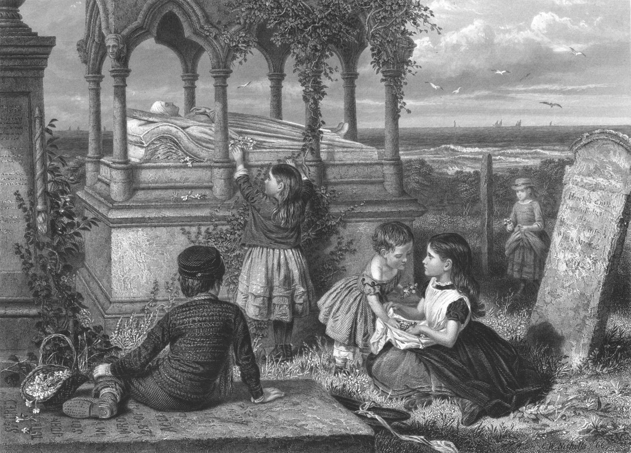 ग्रेस डार्लिंग का मकबरा, c1851-1886 द्वारा जॉन गॉडफ्रे