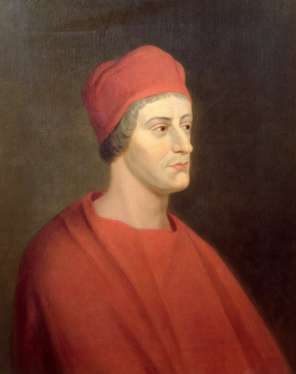 विलियम शेक्सपियर के हेनरी अष्टम, 1662 से अभिनेता हेनरी हैरिस का वोल्टी के रूप में चित्र द्वारा जॉन ग्रीनहिल