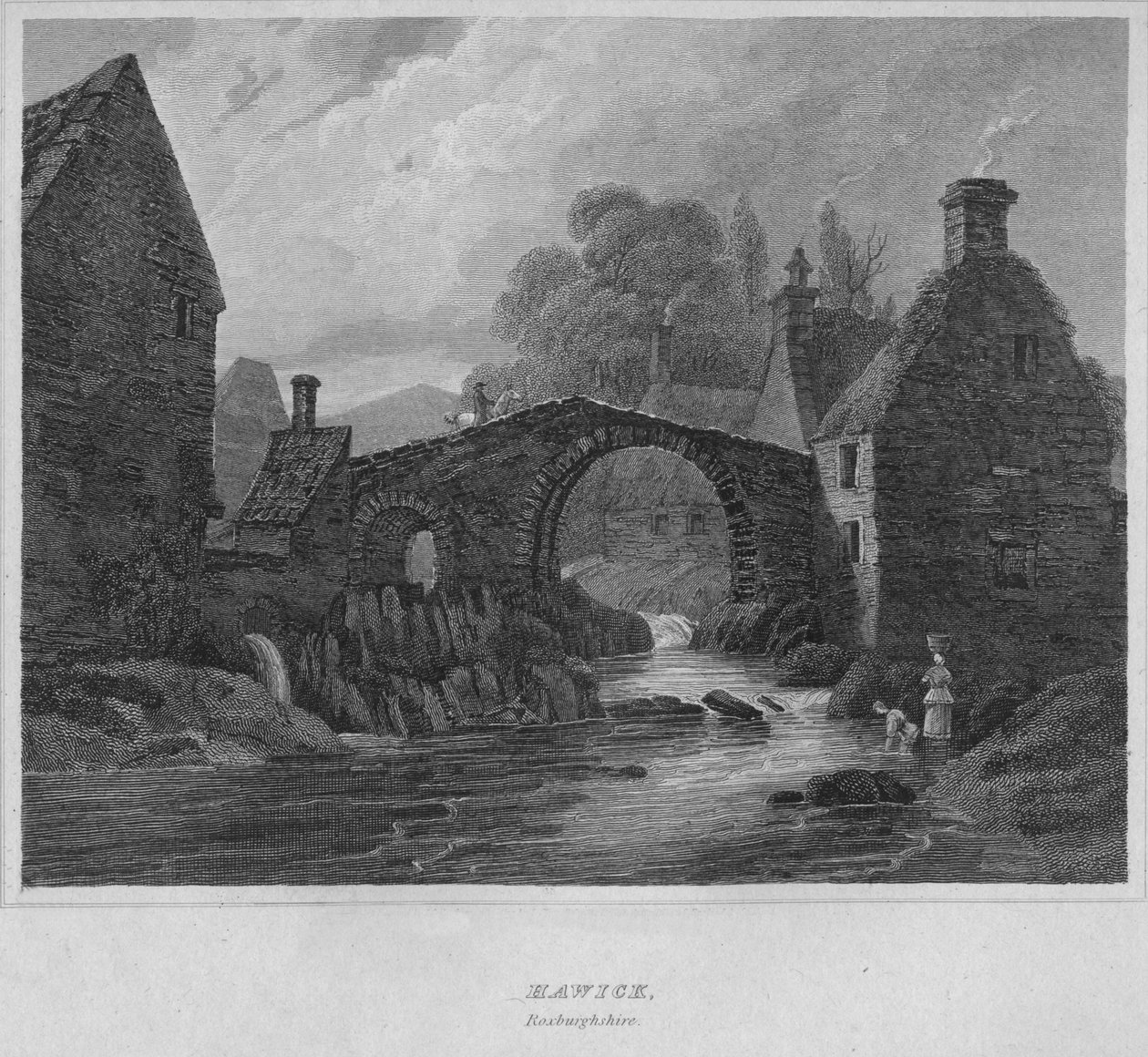 हॉक, रॉक्सबर्गशायर, 1814 द्वारा जॉन ग्रेग