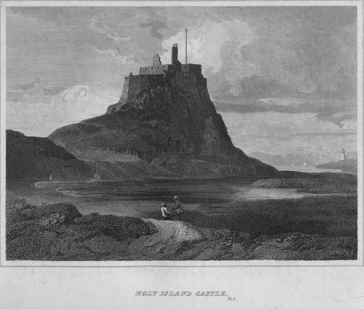होली आइलैंड कैसल, 1814 द्वारा जॉन ग्रेग