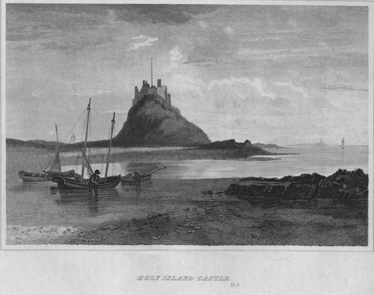 होली आइलैंड कैसल, 1814 द्वारा जॉन ग्रेग