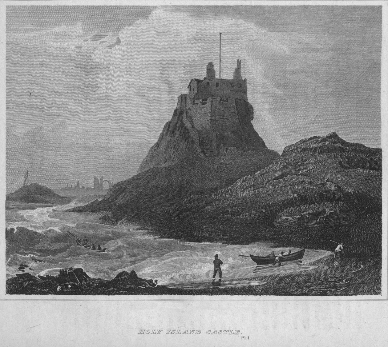 पवित्र द्वीप कैसल, 1814 द्वारा जॉन ग्रेग