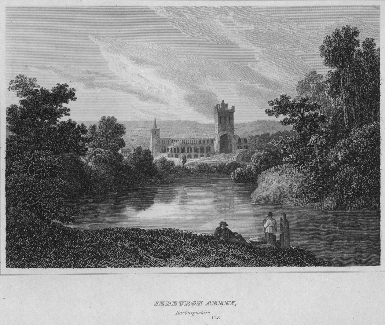 जेडबर्ग एबे, रोक्सबर्गशायर, 1814 द्वारा जॉन ग्रेग