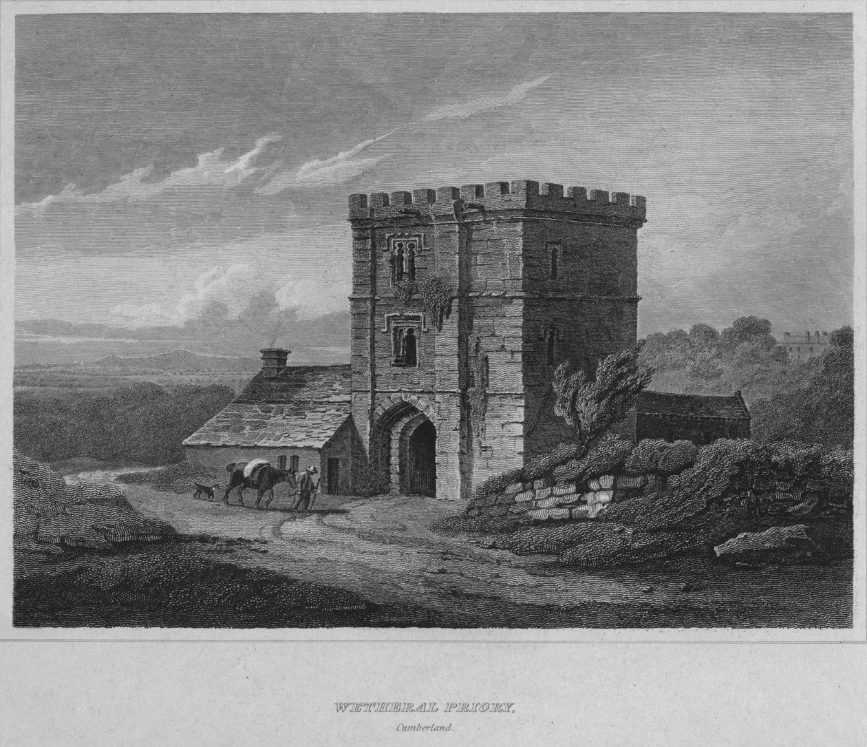 वेथरल प्रीरी, कंबरलैंड, 1814 द्वारा जॉन ग्रेग