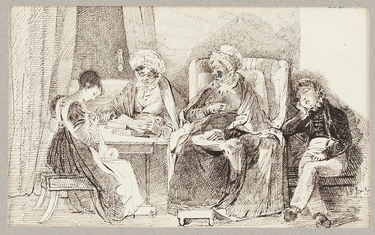 बीमार और आराम, 1824 द्वारा जॉन हार्डन