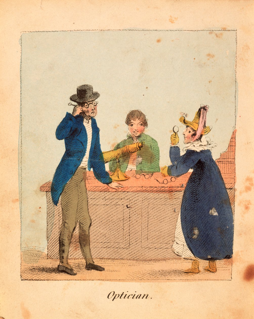 ऑप्टिशियन, 1818 द्वारा जॉन हैरिस