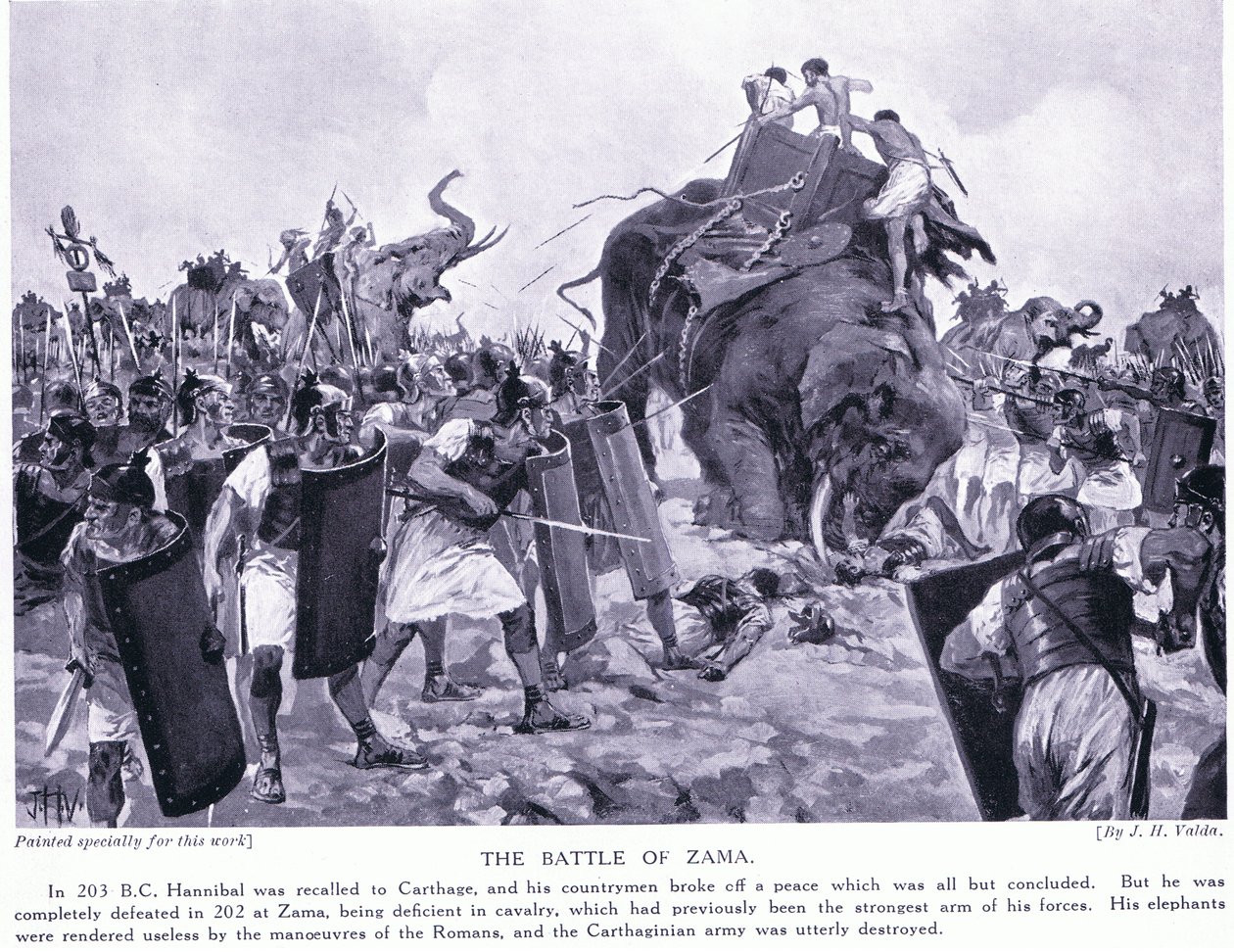 ज़ामा की लड़ाई 203BC द्वारा जॉन हैरिस वाल्डा