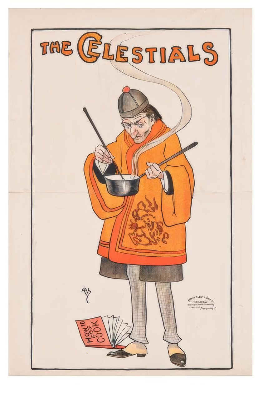 "द सेलेस्टियल्स" - जे। हसॉल्स - प्लैकट, 1895-1899 द्वारा जॉन हसाल