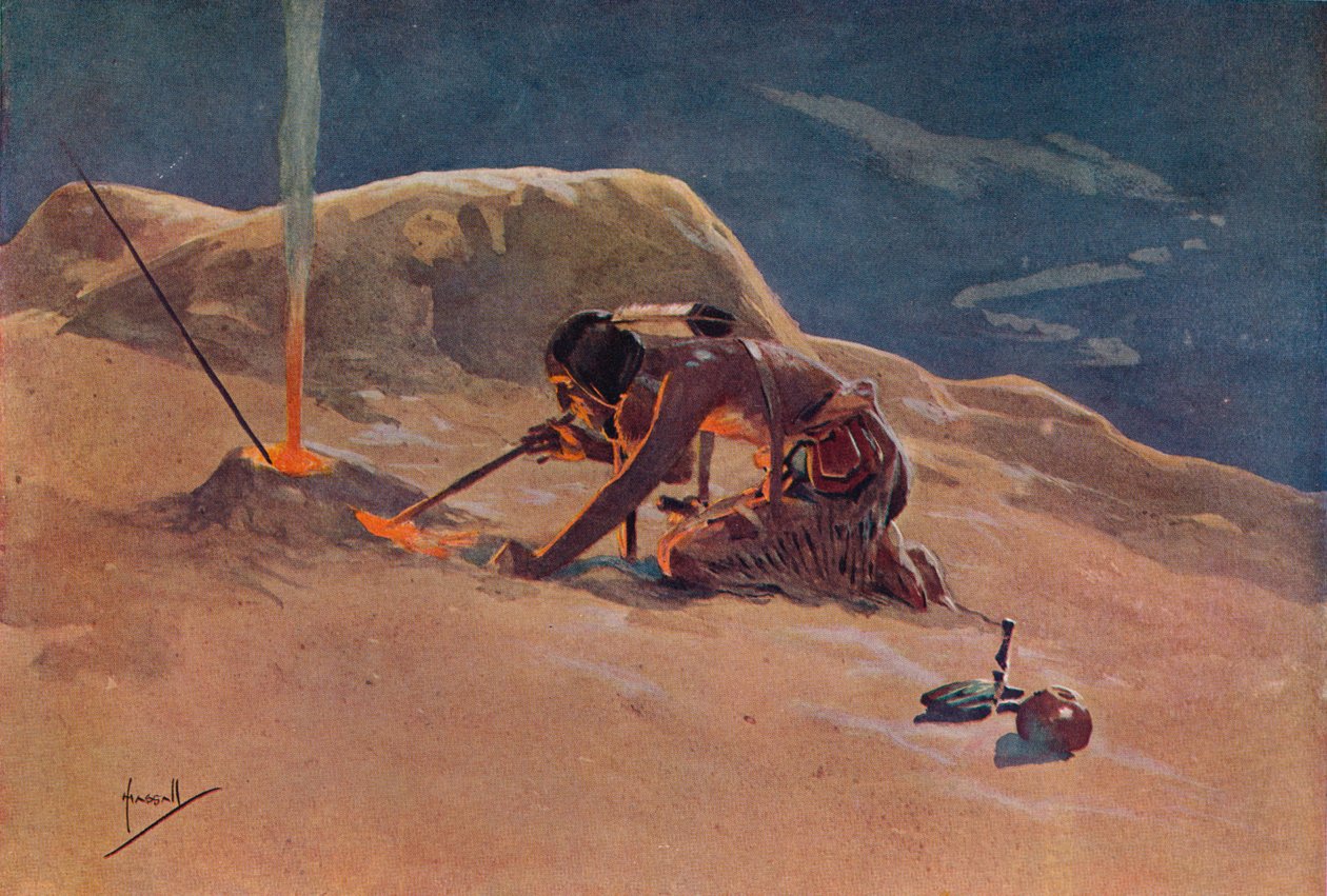 द फोर्ज, सी 20 वीं शताब्दी 1914-1915 द्वारा जॉन हसाल