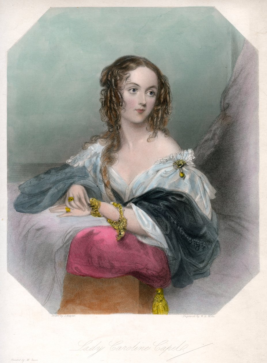 लेडी कैरोलिन कैपेल, c1800-1820 द्वारा जॉन हेटर