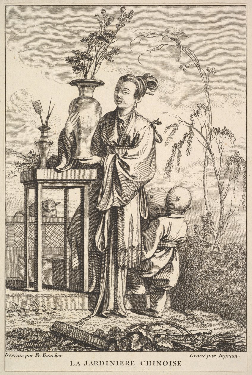 चीनी माली, 1741-63। द्वारा जॉन इनग्राम