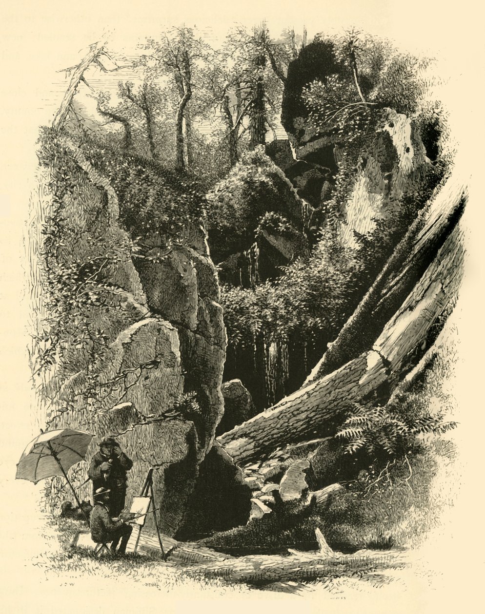आइस ग्लेन, स्टॉकब्रिज, 1874। द्वारा जॉन जे. हार्ले