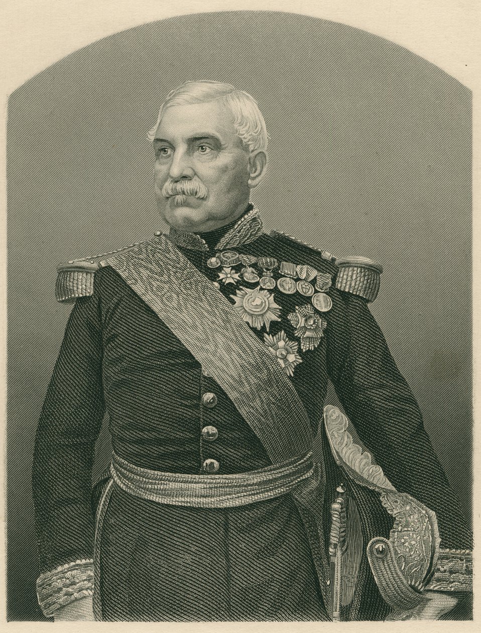 Aimable जीन जैक्स पेलिसियर (1794-1864) ड्यूक ऑफ मालाकोफ द्वारा जॉन जाबेज एडविन पैस्ले मयाल