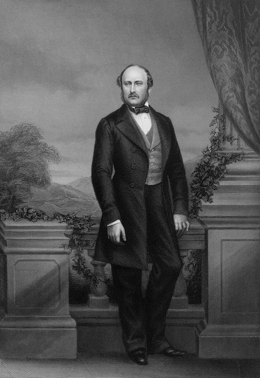 1861 (स्टील उत्कीर्णन) &39;द ड्रॉइंग-रूम पोर्ट्रेट गैलरी ऑफ़ एमिन्ट पर्सनेज&39; से उनकी दिवंगत रॉयल हाइनेस, द प्रिंस कॉन्सर्ट द्वारा जॉन जाबेज एडविन पैस्ले मयाल