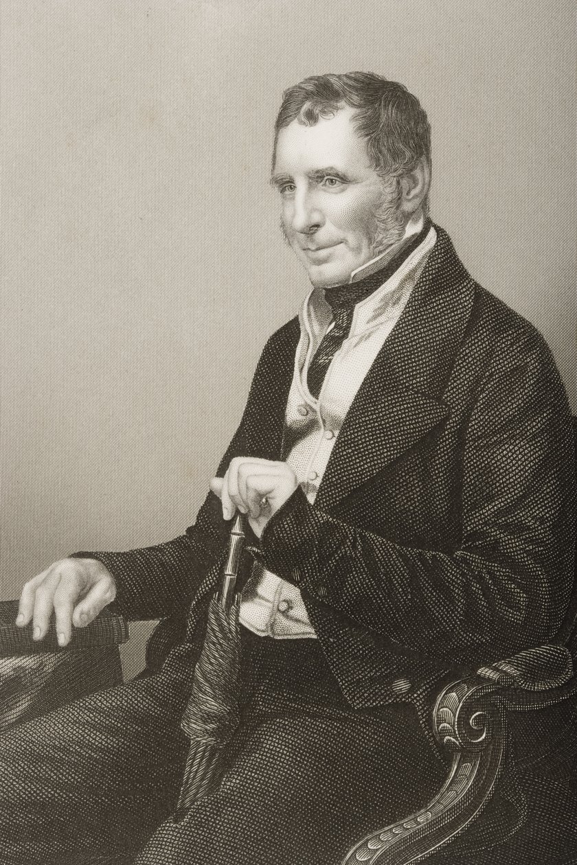 जोसेफ वार्नर हेनले (1793-1884) ने लंदन के 1860 में प्रकाशित &39;द ड्रॉइंग-रूम ऑफ एमिनेंट पर्सन, वॉल्यूम 2&39; के एक फोटोग्राफ से डीजे पाउंड द्वारा उत्कीर्ण किया द्वारा जॉन जाबेज एडविन पैस्ले मयाल