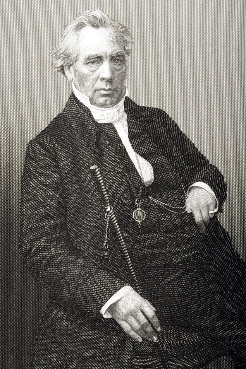 सैमुअल डौसलैंड वाडी (1804-76) ने लंदन के 1860 में प्रकाशित &39;द ड्रॉइंग-रूम ऑफ एमिनेंट पर्सन्स, वॉल्यूम 2&39; से एक तस्वीर से डीजे पाउंड द्वारा उत्कीर्ण किया द्वारा जॉन जाबेज एडविन पैस्ले मयाल