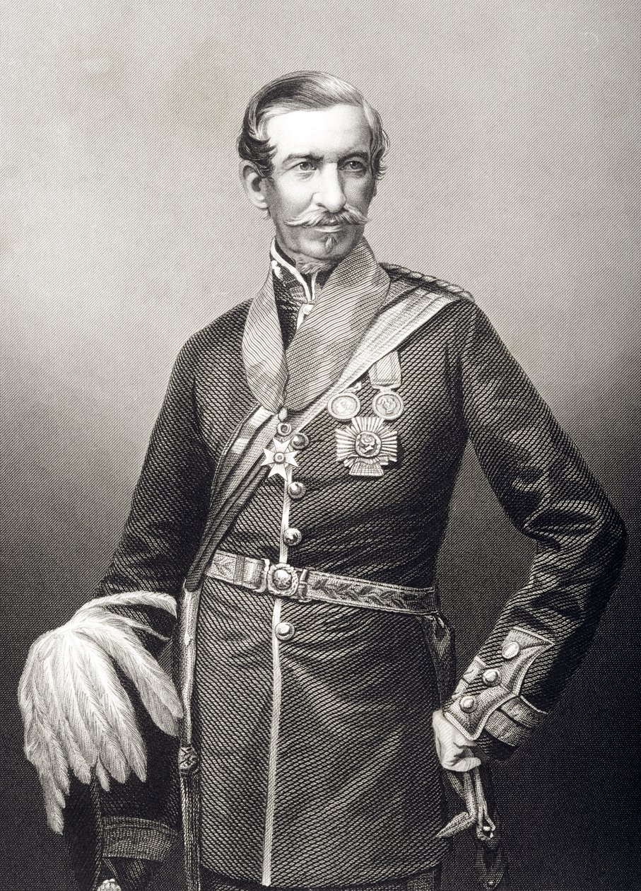 सर आर्कडेल विल्सन (1803-74) डीजे पाउंड द्वारा उत्कीर्ण, &39;द ड्रॉइंग-रूम ऑफ एमिनेंट पर्सन, वॉल्यूम 2&39; से, लंदन में प्रकाशित, 1860 द्वारा जॉन जाबेज एडविन पैस्ले मयाल