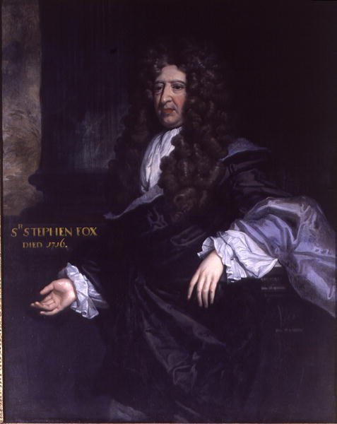 सर स्टीफन फॉक्स (1627-1716) पेमास्टर जनरल (कैनवास पर तेल) द्वारा जॉन जेम्स बकर
