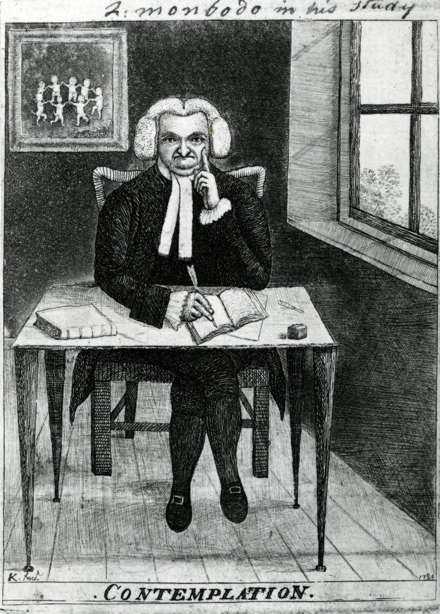 विमोचन - लॉर्ड मोनबोडो अपने अध्ययन में, 1784 द्वारा जॉन केयू