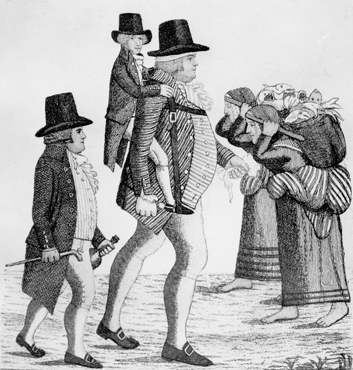 1792 में एडिनबर्ग से मुसेलबर्ग के एक विंटर्स लड़के को ले जाने वाले हैमिल्टन बेल द्वारा जॉन केयू