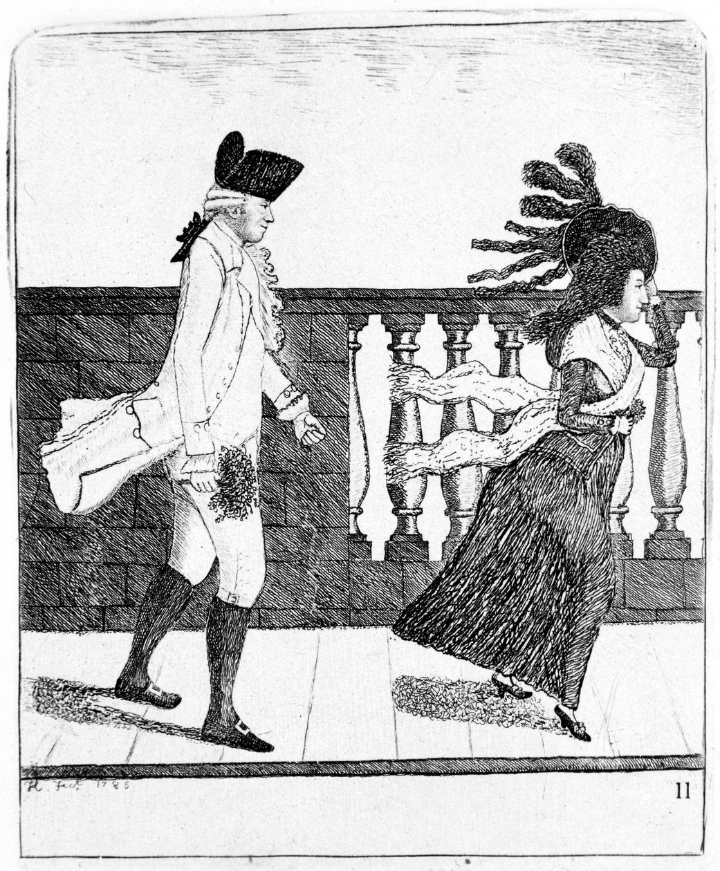 जेम्स ग्राहम, स्कॉटिश क्वैक डॉक्टर, 1795। द्वारा जॉन केयू