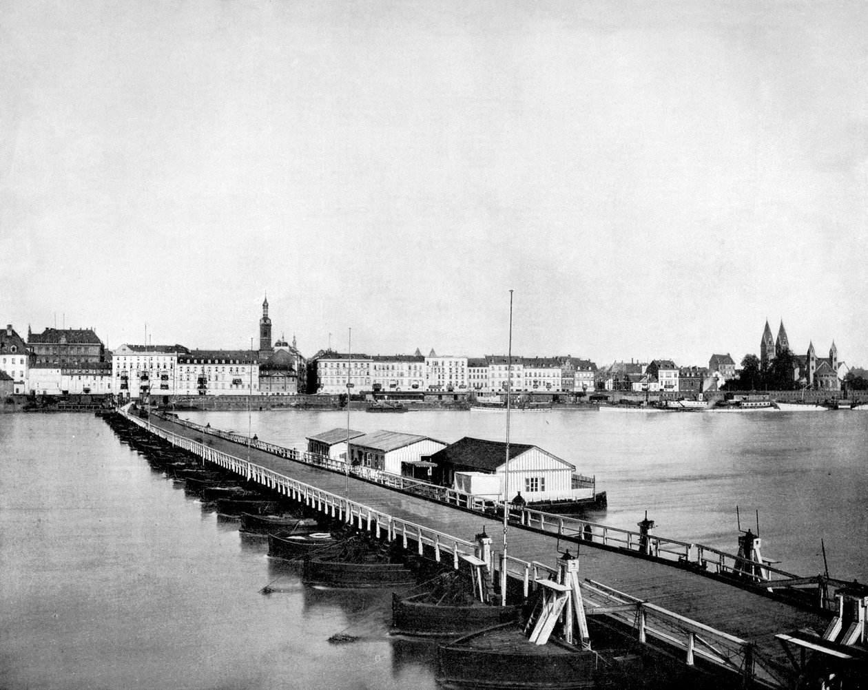 राइन, जर्मनी पर कोबेलेनज़, 1893 द्वारा जॉन एल। स्टोडर्ड
