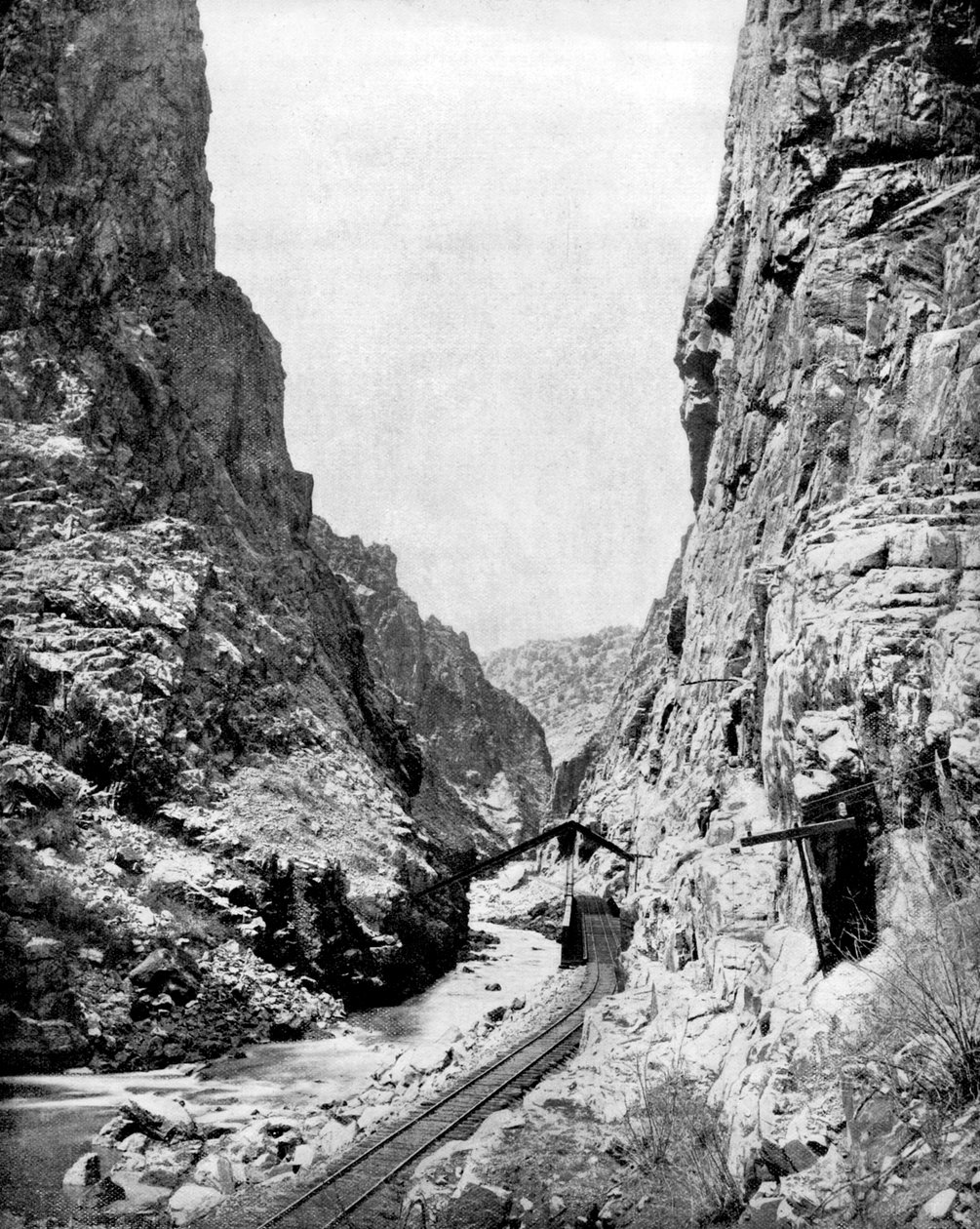 रॉयल गॉर्ज, कोलोराडो, यूएसए, 1893। द्वारा जॉन एल। स्टोडर्ड