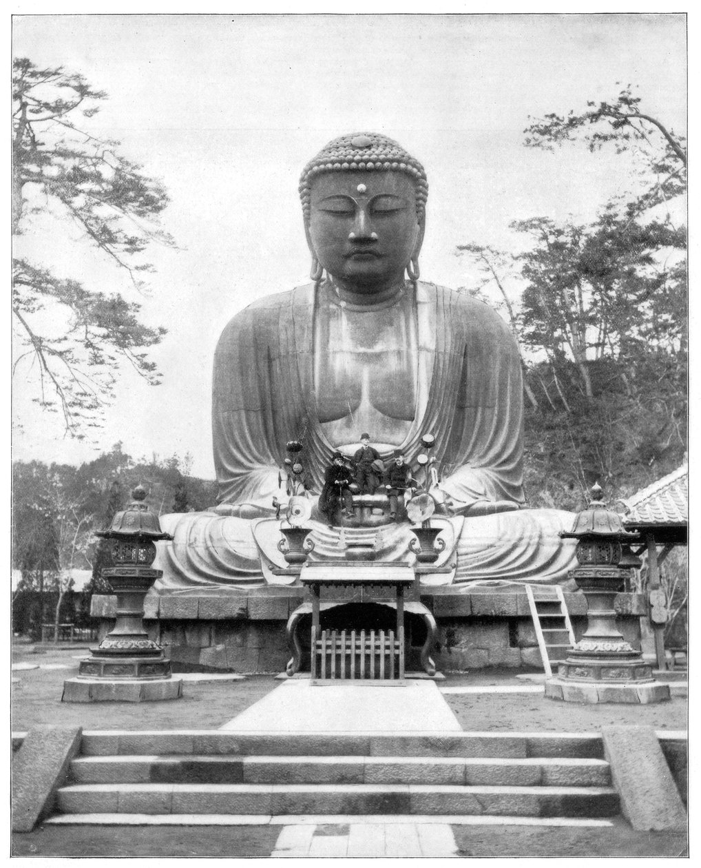 द ग्रेट ब्रॉन्ज बुद्ध, जापान, 19 वीं सदी के अंत में द्वारा जॉन एल। स्टोडर्ड