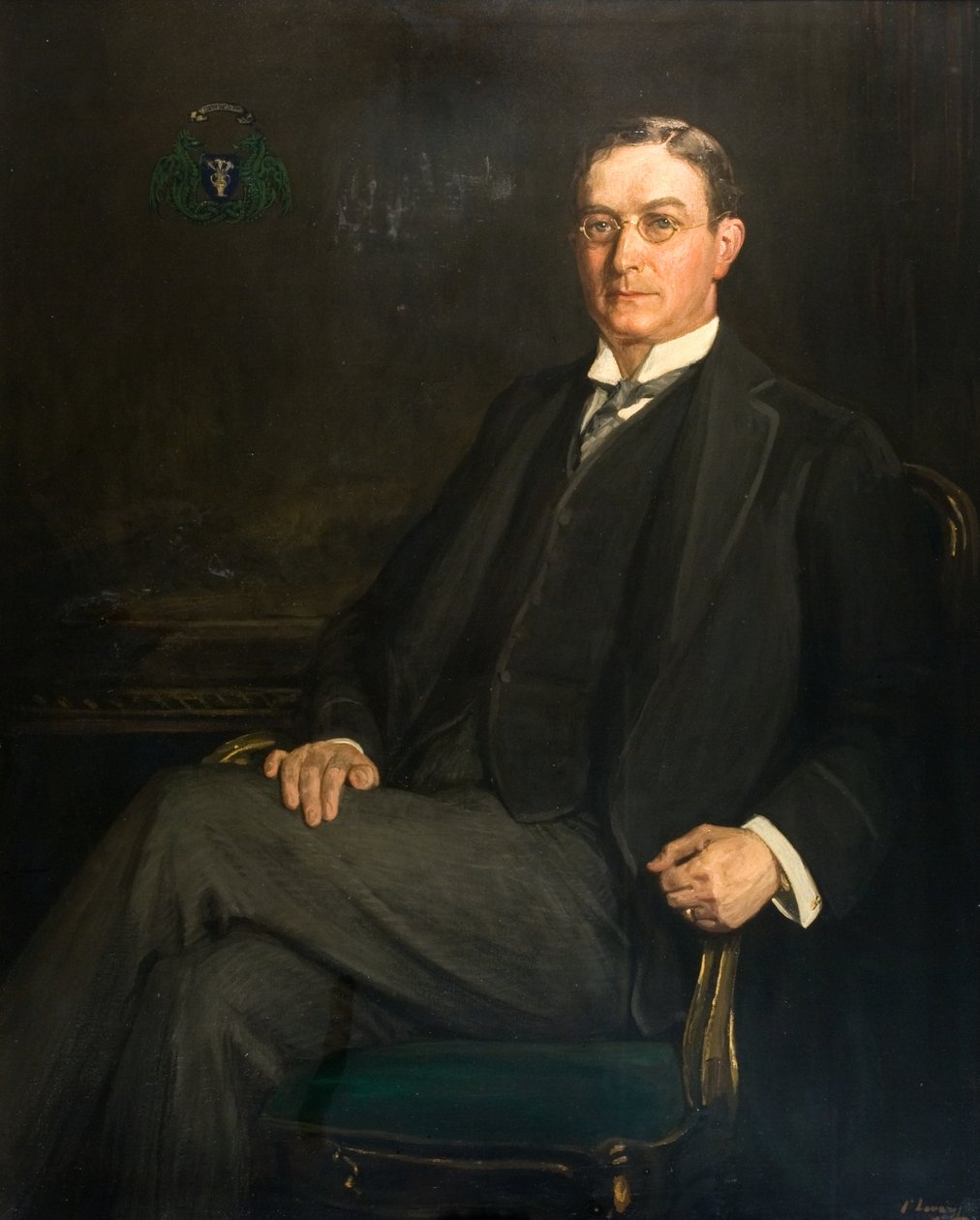 सर जेम्स अर्कहार्ट (1864-1930), c.1914 (कैनवास पर तेल) द्वारा जॉन लैवरी