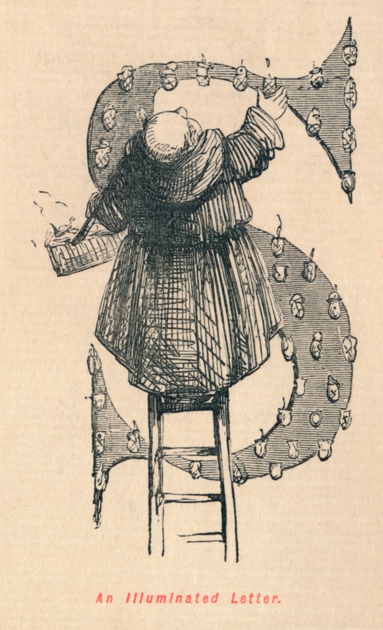 एक प्रबुद्ध पत्र, c1860, c1860 द्वारा जॉन लीचो