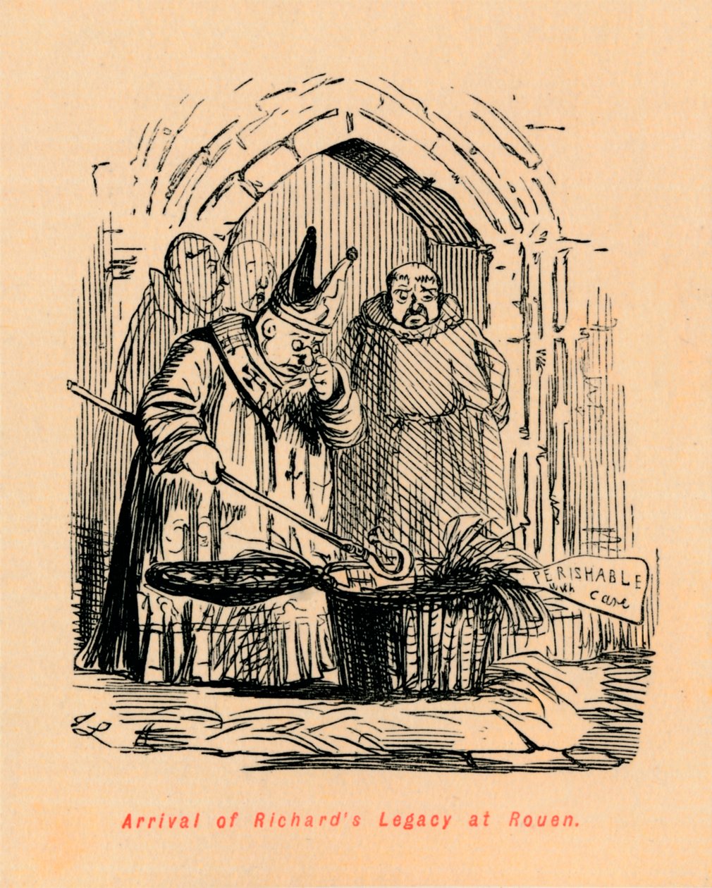 रोहेन में रिचर्ड्स लिगेसी का आगमन, c1860, c1860 द्वारा जॉन लीचो