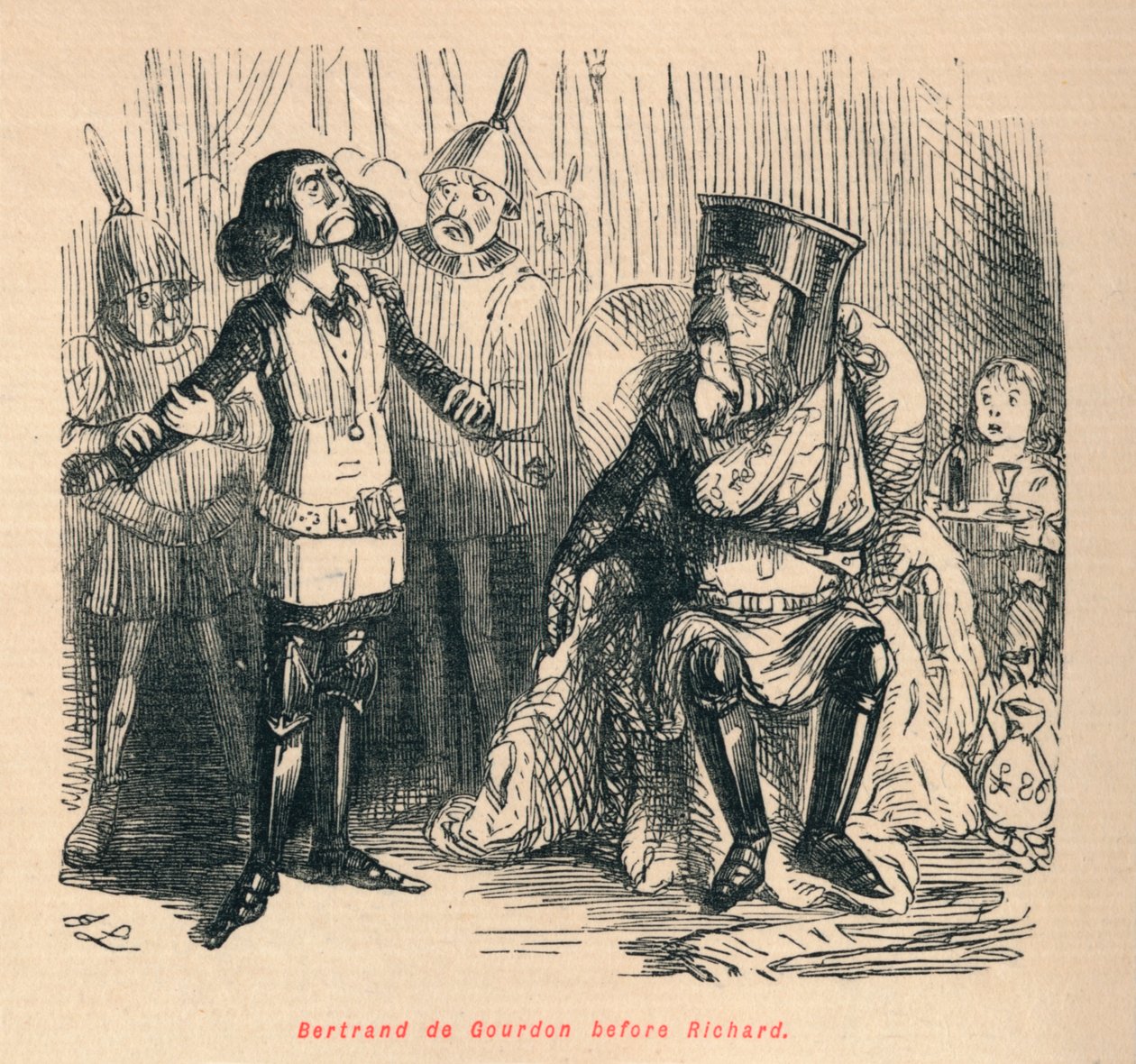 रिचर्ड से पहले बर्ट्रेंड डी गौर्डन, c1860, c1860 द्वारा जॉन लीचो