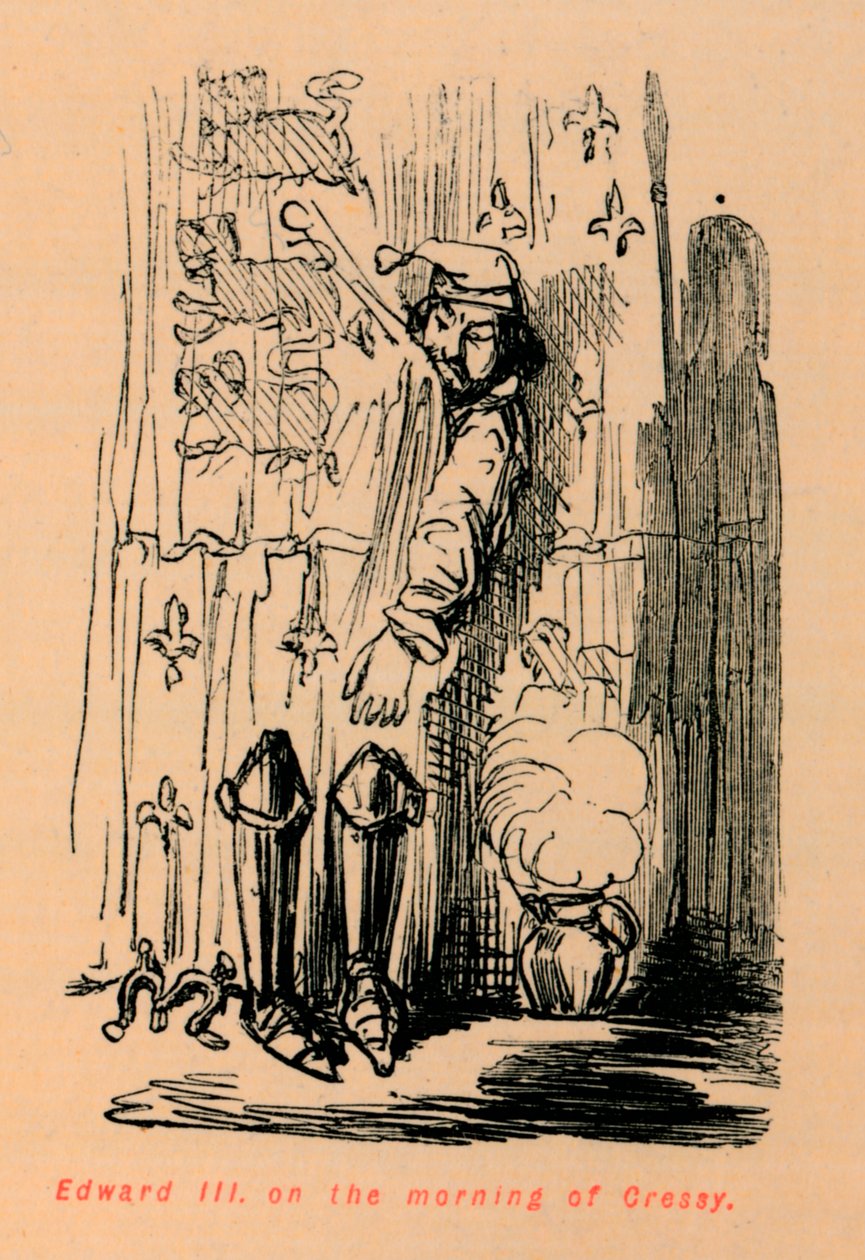Cressy की सुबह एडवर्ड III, c1860, c1860 द्वारा जॉन लीचो