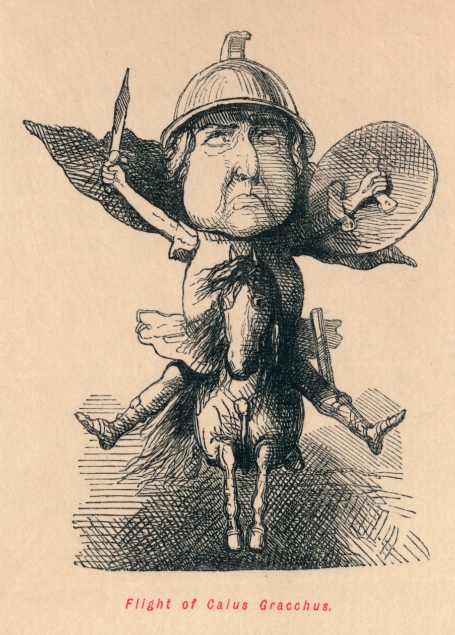 लाभ की उड़ान Gracchus, 1852 द्वारा जॉन लीचो