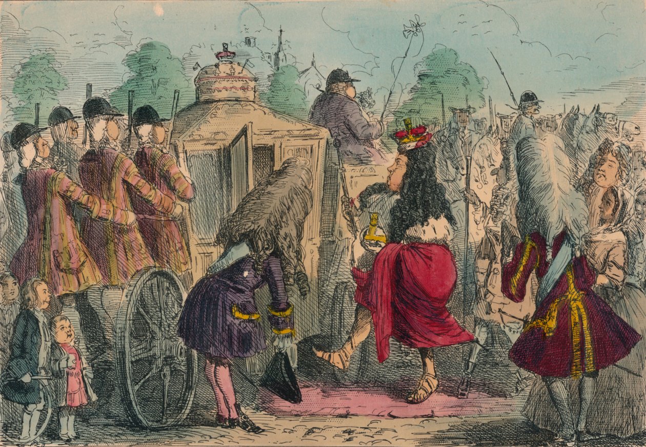 1850 में अपने राज्य के कोच पोची में एक सवारी के लिए बाहर जा रहे जॉर्जी पोरी द फर्स्ट द्वारा जॉन लीचो