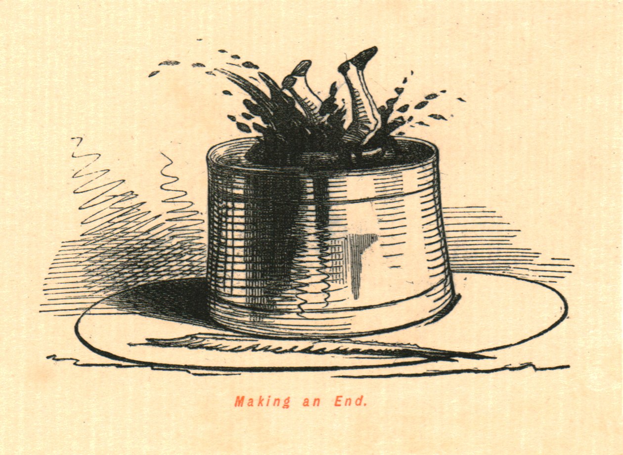एक छोर बनाना, 1897। द्वारा जॉन लीचो