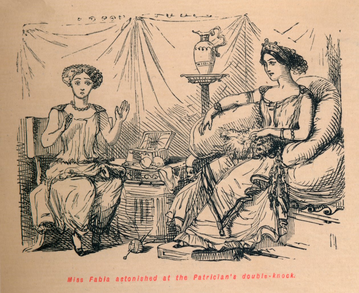 मिस फैबिया पेट्रिशियन डबल-नॉक, 1852 में चकित हुई द्वारा जॉन लीचो