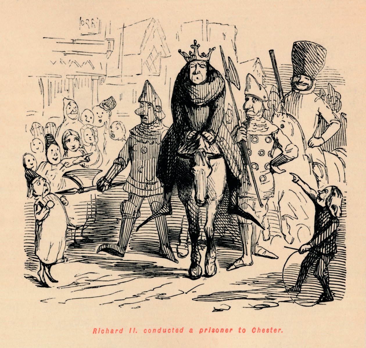 रिचर्ड द्वितीय। चेस्टर, c1860, c1860 के लिए एक कैदी का आयोजन किया द्वारा जॉन लीचो
